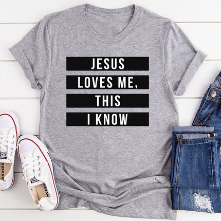 Jesus Loves Me This I Know T-Shirt-12