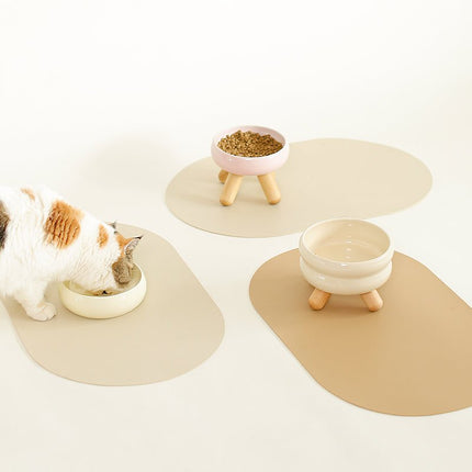 Gulu Reversible Waterproof Leather Pet Feeding Mat