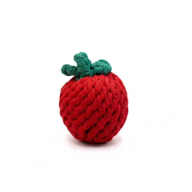 Handcrafted Tomato Pet Rope Toys