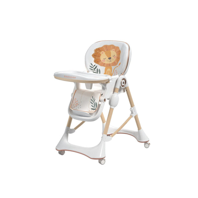 Orange Multifunctional Baby High Chair