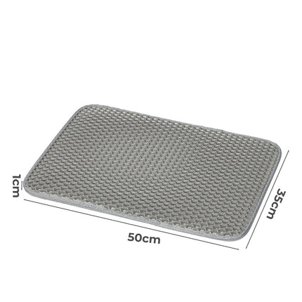 Pawz Cat Litter Mat Large Litter Box Pet Trapping Sifting Mats Waterproof Tray