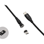 USB-C Magnetic Cable 0.4M+ Adapter (Support 60W Max)