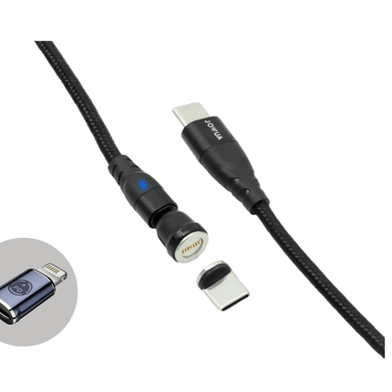 Magnetic Charging Cable USB-C to USB-C (0.4M/1M/1.8M)