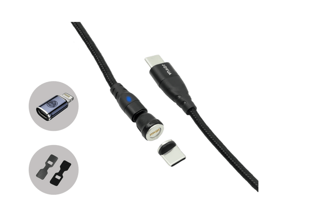 Magnetic Charging Cable USB-C to USB-C (0.4M/1M/1.8M)