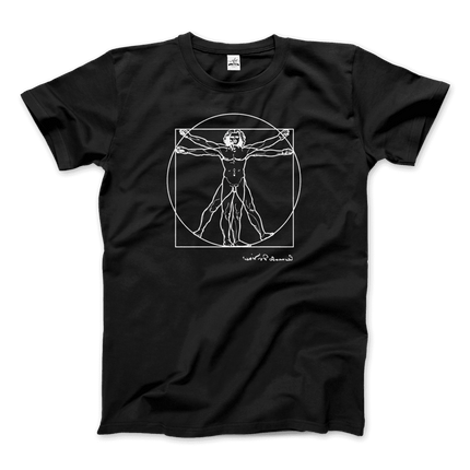 Vitruvian Man Sketch Graphic Tee