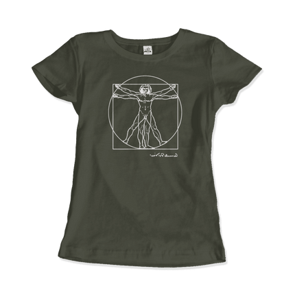 Vitruvian Man Sketch Graphic Tee