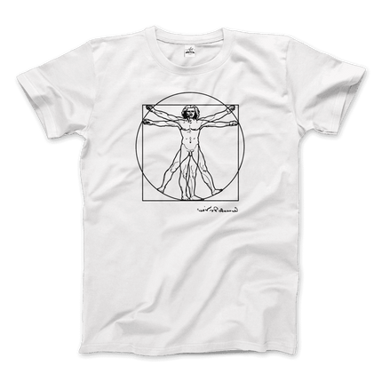 Vitruvian Man Sketch Graphic Tee