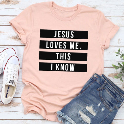 Jesus Loves Me This I Know T-Shirt-20