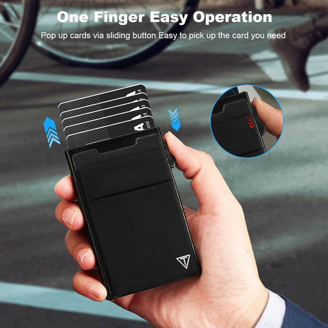 Slim RFID Pop-Up Card Wallet