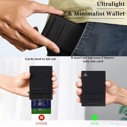 Slim RFID Pop-Up Card Wallet