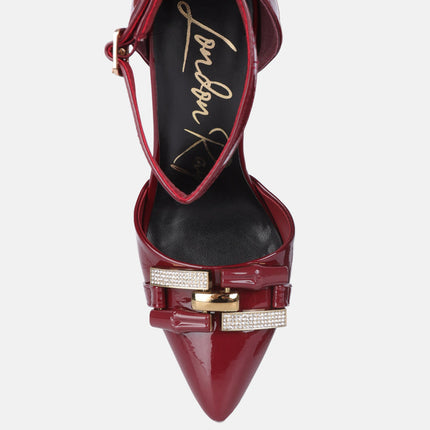 Mocktail Buckle Stiletto Heels