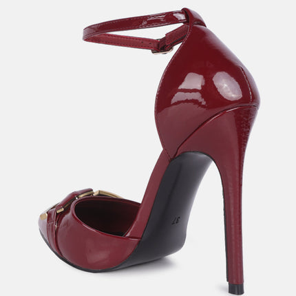 Mocktail Buckle Stiletto Heels