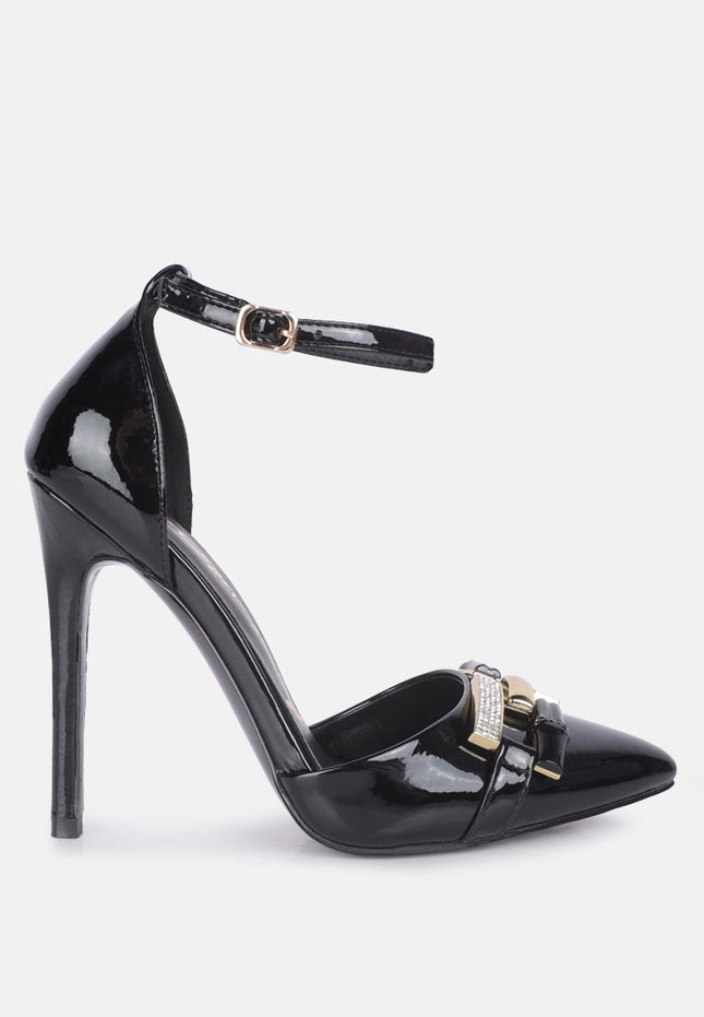 Mocktail Buckle Stiletto Heels