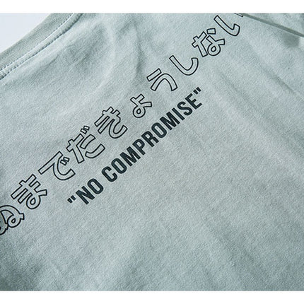 Men Japanese Printed Men's Tee Shirts O-neck T Shirt-4