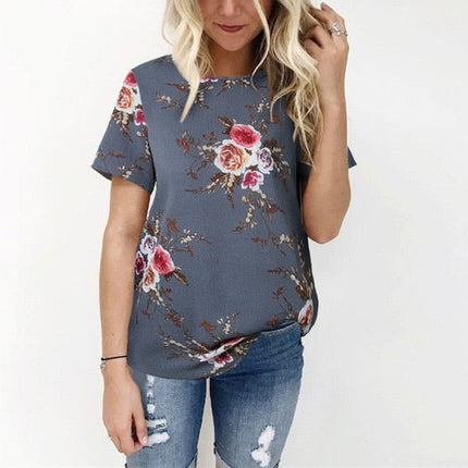 Women’s Chiffon Print Summer Blouse
