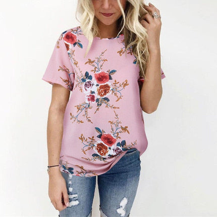 Women’s Chiffon Print Summer Blouse