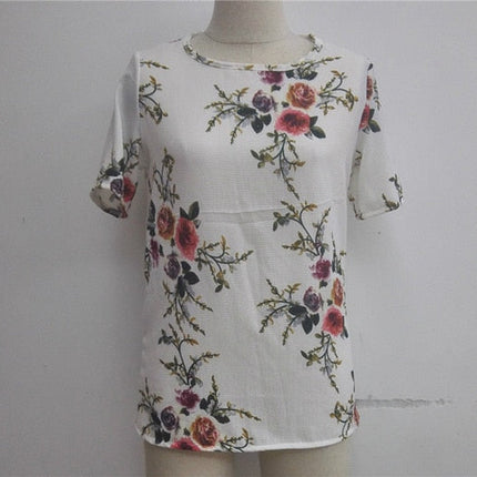 Women’s Chiffon Print Summer Blouse