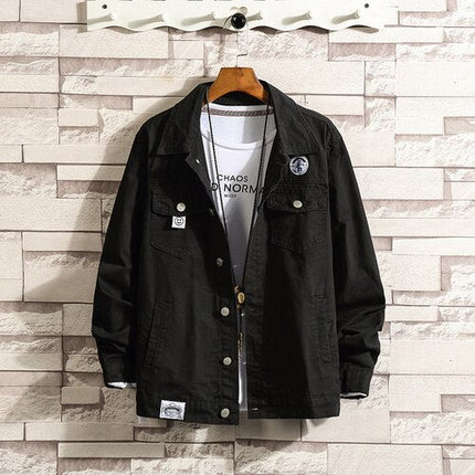Military Style Baggy Bomber Jacket