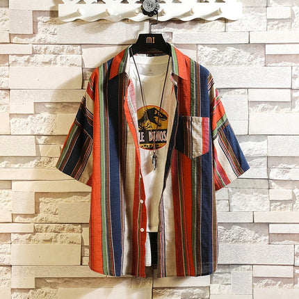 Men’s Bohemian Hawaiian Beach Shirt