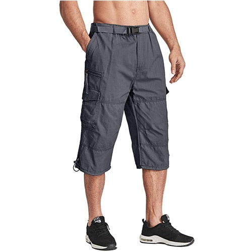 Tactical Cargo Capri Pants