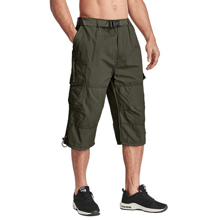 Tactical Cargo Capri Pants