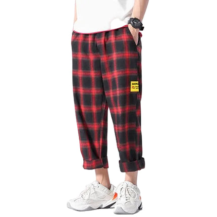 Men’s Plaid Jogger Pants