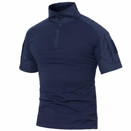 T-shirts Men Summer Cotton Tactical Tops Tees Military Style Army Breathable Paintball Security T-shirts Man Clothing-8