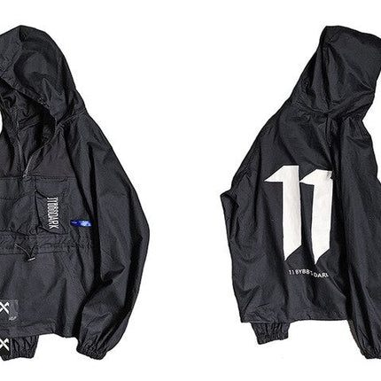 Hip Hop Cargo Pullover Jacket