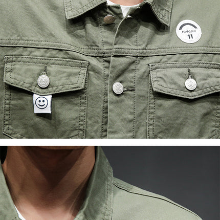 Military Style Baggy Bomber Jacket