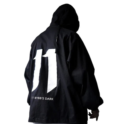 Hip Hop Cargo Pullover Jacket