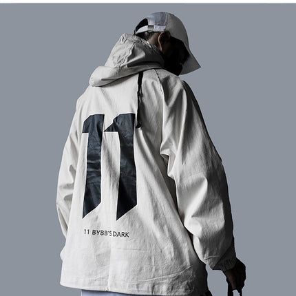 Hip Hop Cargo Pullover Jacket