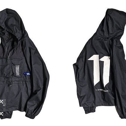 Hip Hop Cargo Pullover Jacket