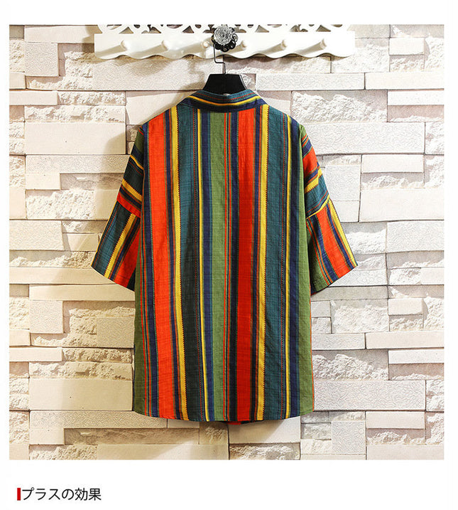 Men’s Bohemian Hawaiian Beach Shirt