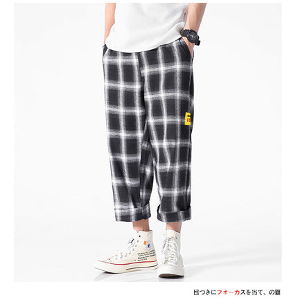 Men’s Plaid Jogger Pants