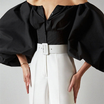 Women’s Off Shoulder Lantern Blouse