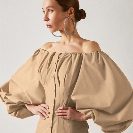 Women’s Off Shoulder Lantern Blouse