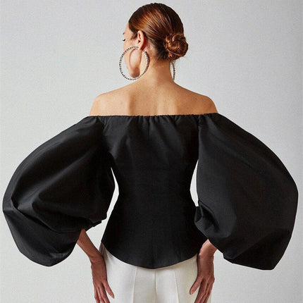 Women’s Off Shoulder Lantern Blouse