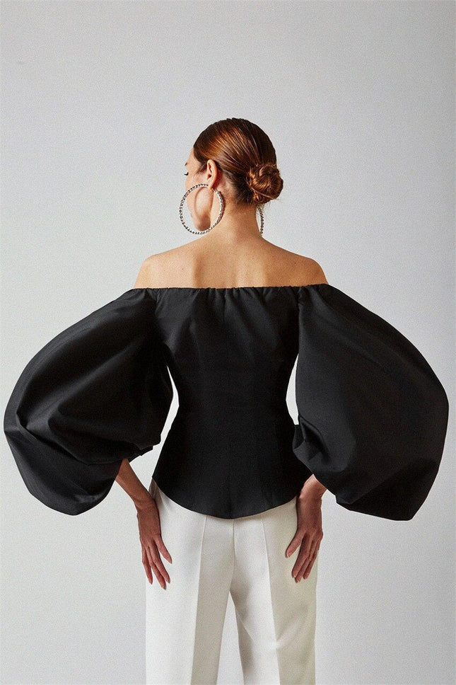 Women’s Off Shoulder Lantern Blouse