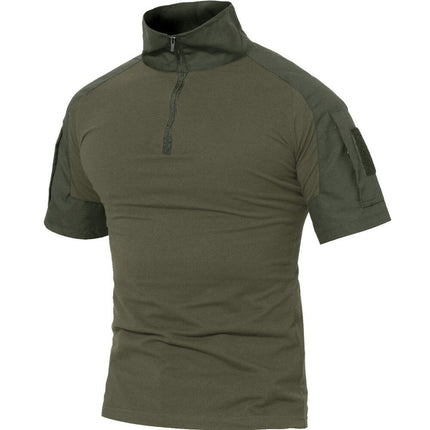 T-shirts Men Summer Cotton Tactical Tops Tees Military Style Army Breathable Paintball Security T-shirts Man Clothing-4