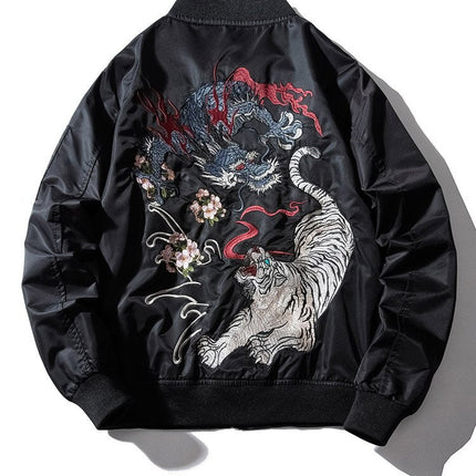 Chinese Embroidery Baseball Jacket