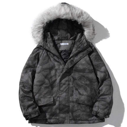 Tie Dye Hooded Cargo Parka