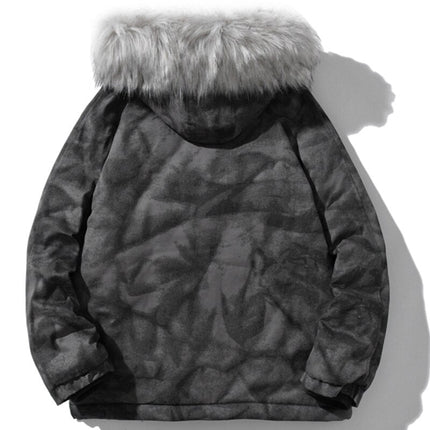 Tie Dye Hooded Cargo Parka