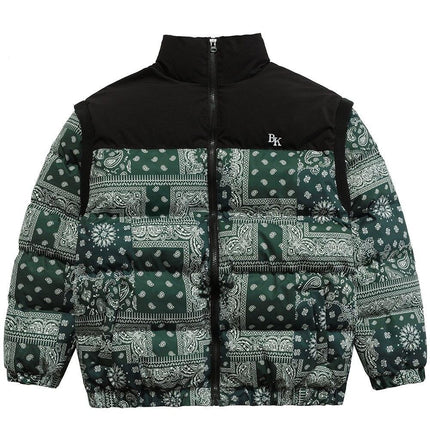 Paisley Patchwork Parka Jacket