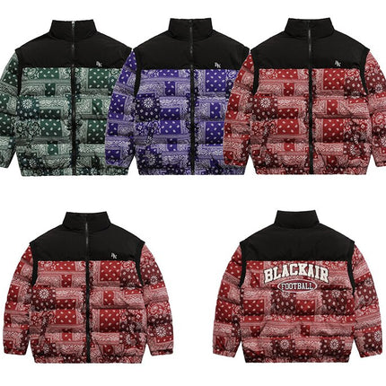 Paisley Patchwork Parka Jacket
