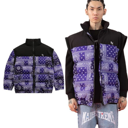 Paisley Patchwork Parka Jacket