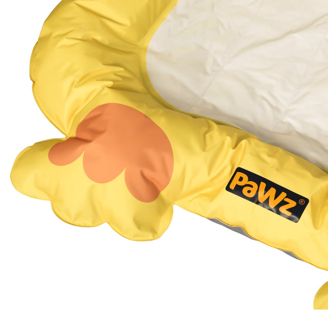PaWz Pet Cooling Mat Dog Cat Human Size Yellow