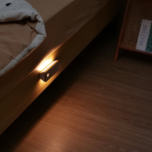 Rechargeable Motion Sensor Wooden Wall Night Light