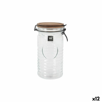 Glass Jar La Mediterránea ACACIA 1 L (12 Units)