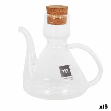 Cruet La Mediterránea Bell Transparent Silicone Borosilicate Glass 125 ml (18 Units)