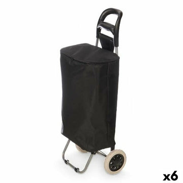 Shopping cart Kinvara Black 32 L 94 x 9 x 34,5 cm (6 Units)